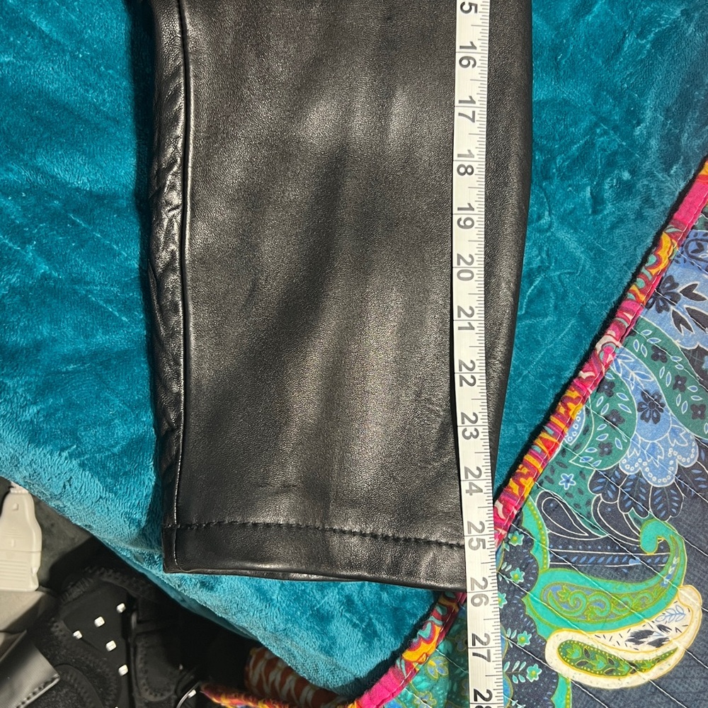 Michael Kors genuine leather moto jacket - Picture 7 of 8